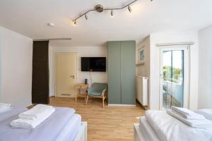 Apartment mit Balkon und Festungsblick