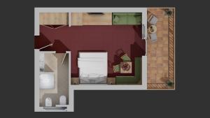 Double Room with Balcony room in Family Hotel Gutenberg