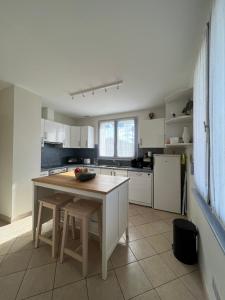 La maison et létang de pêche