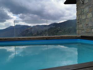Mountain stone villa, sea & mountain view at 1150m