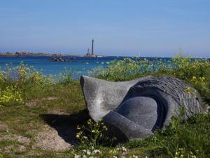 Maisons de vacances Granite stone house with fireplace, Plouguerneau : photos des chambres