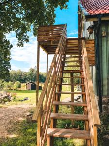 Damwildfarm in Rollerbü Südschweden