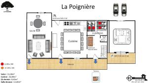 Maisons de vacances Poigniere 17pers SPA Baby-foot 15min Mer : photos des chambres