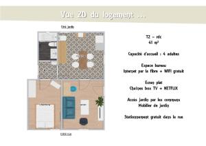 Appartements Le 62 - Spacieux T2 avec JARDIN, parking & tramway : photos des chambres