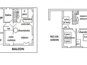 Maisons de vacances Gite Rochesson, 4 pieces, 7 personnes - FR-1-589-167 : photos des chambres