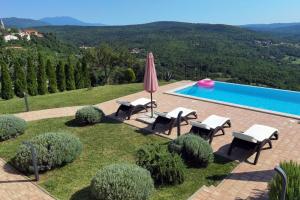 Family friendly apartments with a swimming pool Roc, Central Istria - Sredisnja Istra - 17942 