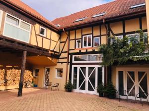 Maisons d'hotes Zewwelatreppler - La Grange aux Petits Oignons - Chambre Cigogne : photos des chambres