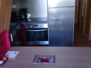 Studio cabine + mezzanine pour 4, balcon et vue Ouest à Valloire - FR-1-263-485