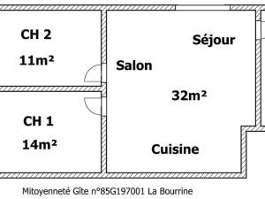 Maisons de vacances Gite Soullans, 3 pieces, 4 personnes - FR-1-426-321 : Maison de Vacances (4 Adultes)