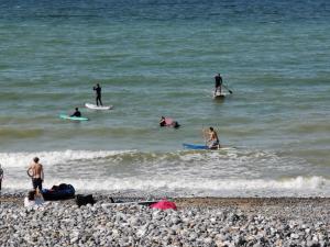Appartements Gite Gabrielle a Pourville: Appartement face a la mer : photos des chambres