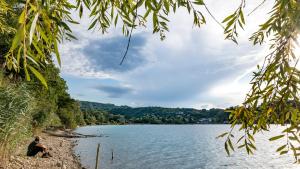 Maisons de vacances Maison avec vue sur le lac de Paladru, plage 200m. : Maison 3 Chambres