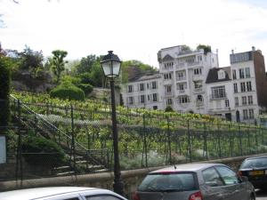 Quiet apartment hill of Montmartre