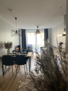 Divas Laivas apartments with a terrace