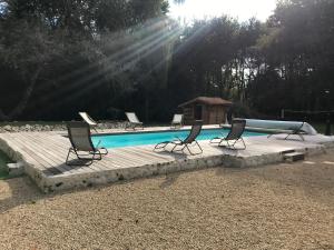 Villas Gite landais de Capdebos avec piscine et spa 15 personnes : photos des chambres