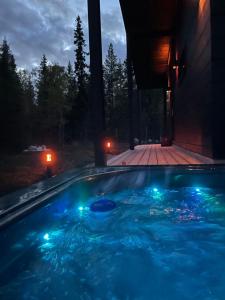 Modern Villa JoenPolku Ruka With jacuzzi, sauna and scenic views