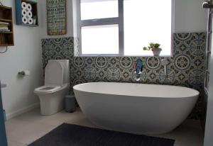 Seafront house with a view