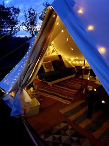 6m Emperor tent near Whitby with log burner