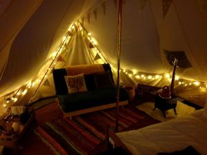 6m Emperor tent near Whitby with log burner