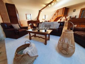 Villas Mes P'tis Loups avec Piscine, Spa, Sauna, Piano ! : photos des chambres