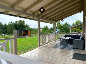 M-MAZURIA Domki letniskowe całoroczne MAZURY GIŻYCKO - z sauną i jacuzzi Fuleda