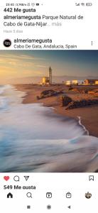 Apartamento en 1ª linea de playa y Parque Natural Cabo de Gata - planta semisotano - 3hvězdičkové hotely ve městě El Cabo de Gata