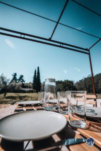 Maisons de vacances Mas de Baume, mas provencal au calme avec piscine : photos des chambres