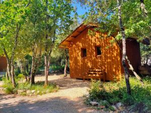 Chalets Gite et cabane ecologiques 1000 Pailles : photos des chambres