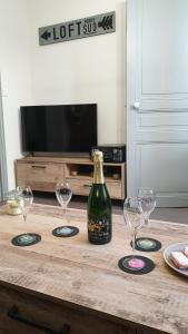 Appartements Le Loft Vintage Epernay avec Netflix, Velos, Parking gratuit : photos des chambres
