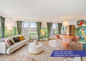 The Penthouse room in Hotel Basilisk