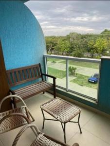 Apartamento no Golden Lake - pé na areia, agua de côco e cervejinha