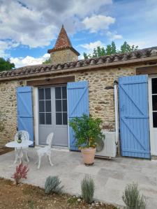 Maisons de vacances La petite maison bleue avec piscine : photos des chambres