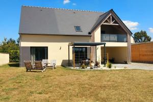 Maisons de vacances Villa Jacuzzi au pied de la Baie du Mont St Michel : photos des chambres