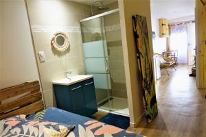 Appartements Studio 07 Argeles sur Mer . La plage a pied, L'Espagne a 30 mn : photos des chambres