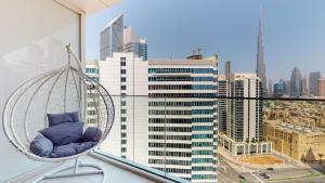 Stylish Studio with Burj Khalifa View