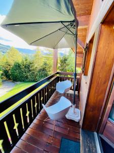 Chalets Appartement face Mont Blanc : photos des chambres