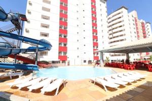 VILLAS diRoma Caldas Novas, com piscina 24h, um dia de diversão Free no Acqua Park Splah