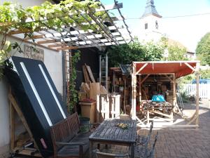 Sejours chez l'habitant Familiensuite, zwei Zimmer, Mitbenutzung von Kuche und Bad : photos des chambres