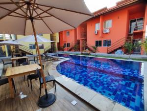 Casa na praia com piscina