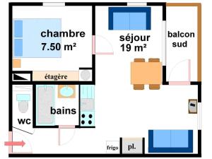 Charmant appartement à 300m des pistes à Lanslebourg avec balcon et garage - FR-1-508-71