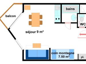 Appartements Studio Lanslevillard, 1 piece, 4 personnes - FR-1-508-172 : photos des chambres