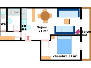 Appartements Appartement Lanslebourg-Mont-Cenis, 2 pieces, 5 personnes - FR-1-508-146 : photos des chambres