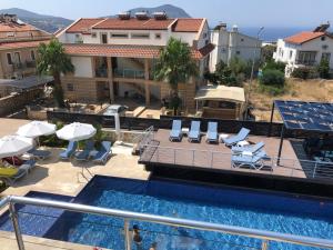 Stone House Aparts Dublex 3 plus1 mit Meerblick und Jakuzzi Kalkan No 6