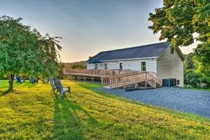 Deck and Game Room Home in Pennsylvania Countryside - Minersville