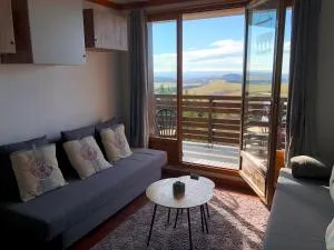 Lama-Gîte-des-Puys T3 Lamadalet, vue sud, terrasse, parking privé - 苏佩贝斯