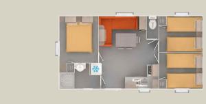 Campings Camping le Moulin de David -Gaugeac Monpazier 24540 - Cabane -Mobil-home 3 et 2 chambres : Mobile Home