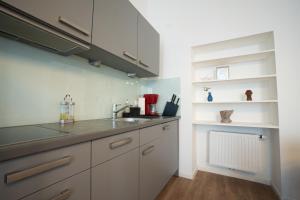 Spacious apartment with huge shared terrace and grill located between city centre and Donau river