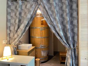 Maisons de vacances Grand gite le Milan et son bain nordique : photos des chambres