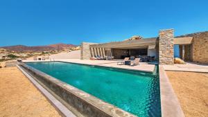 Private Five Br Luxury Peaceful Mylo Villa W Two Pools Close to Mylopotas Beach