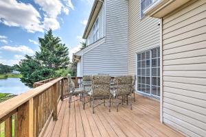 Pond-View Deck and Pool Table Woodbridge Haven!