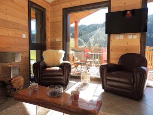 T3 aux Gets, vue sur pistes - FR-1-598-5